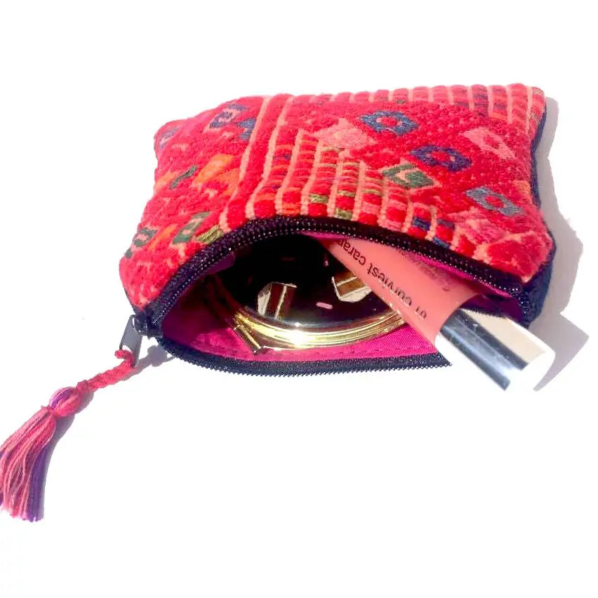 Maya Up-cycled Huipil Cosmetic Bag