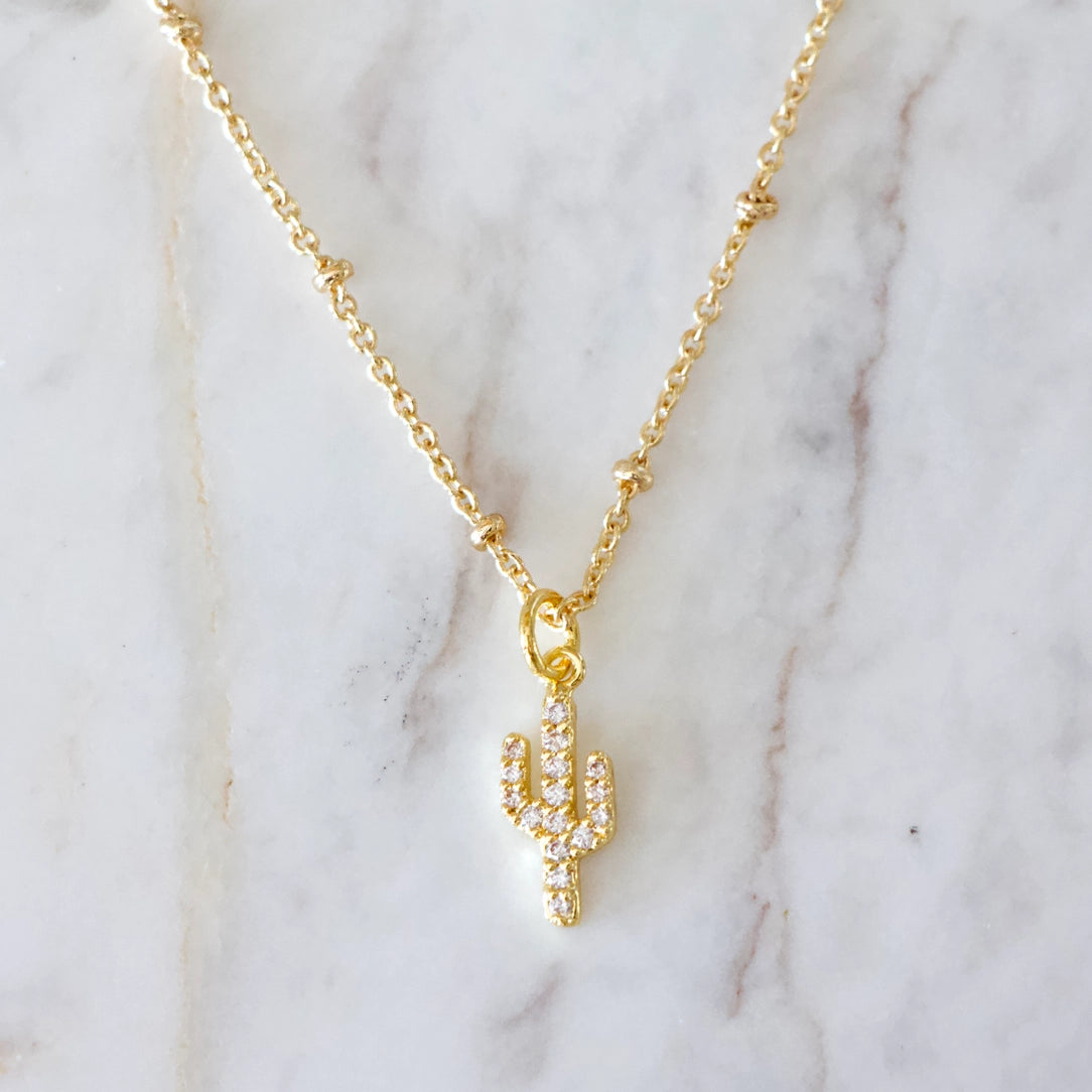 Mini Cactus Necklace
