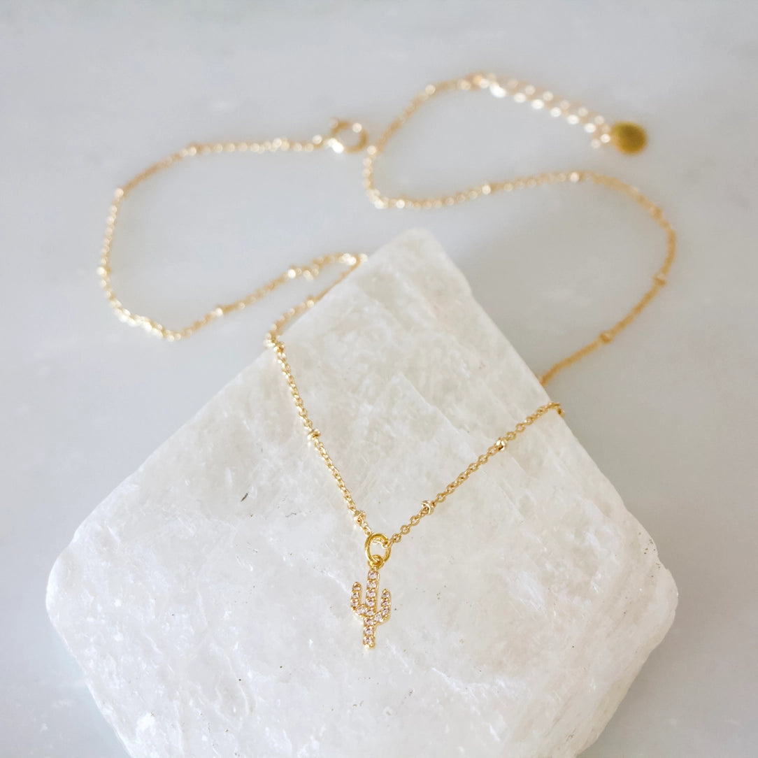 Mini Cactus Necklace