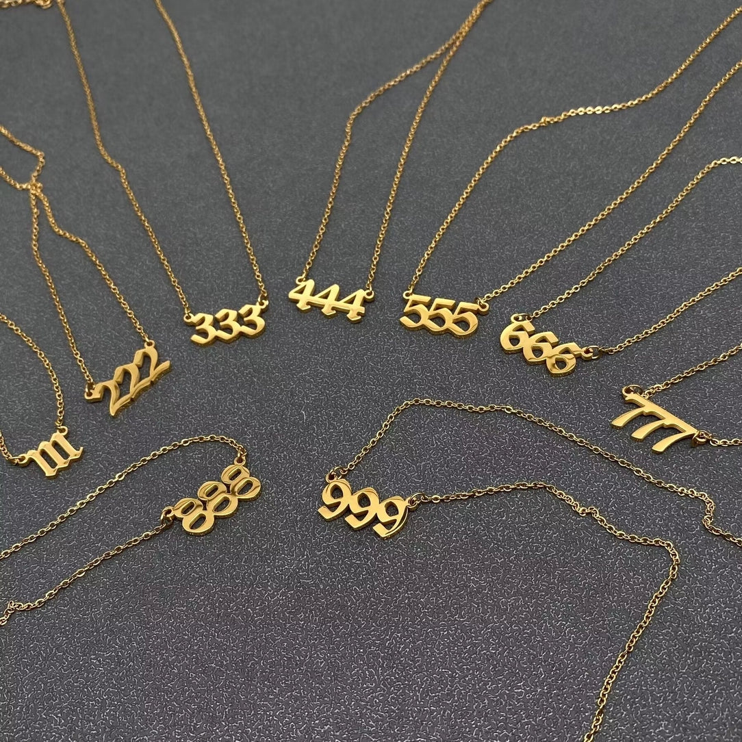 Angel Numbers Necklace