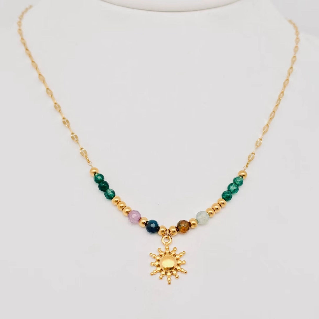 Sun Pendant Necklace