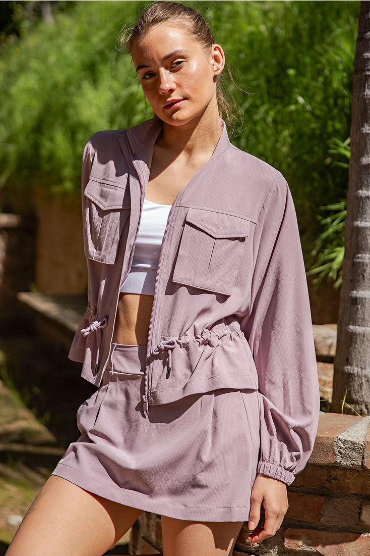 Crinkle Woven Jacket