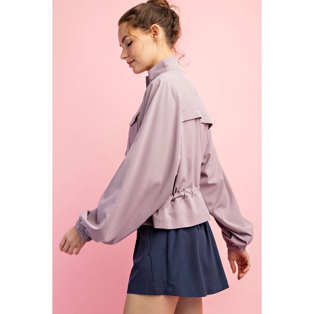 Crinkle Woven Jacket
