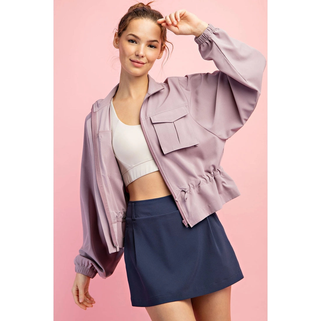Crinkle Woven Jacket