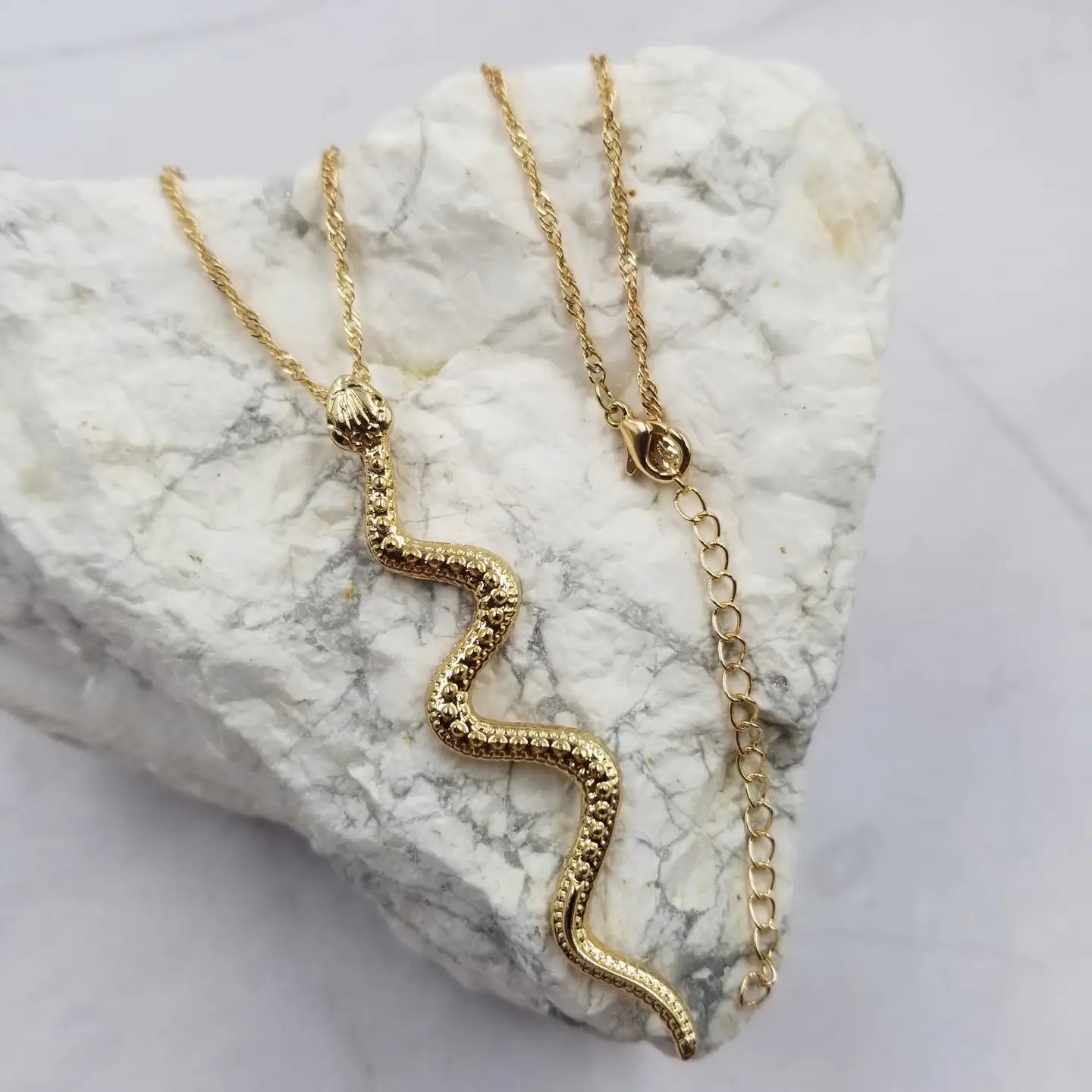Gold Snake Necklace